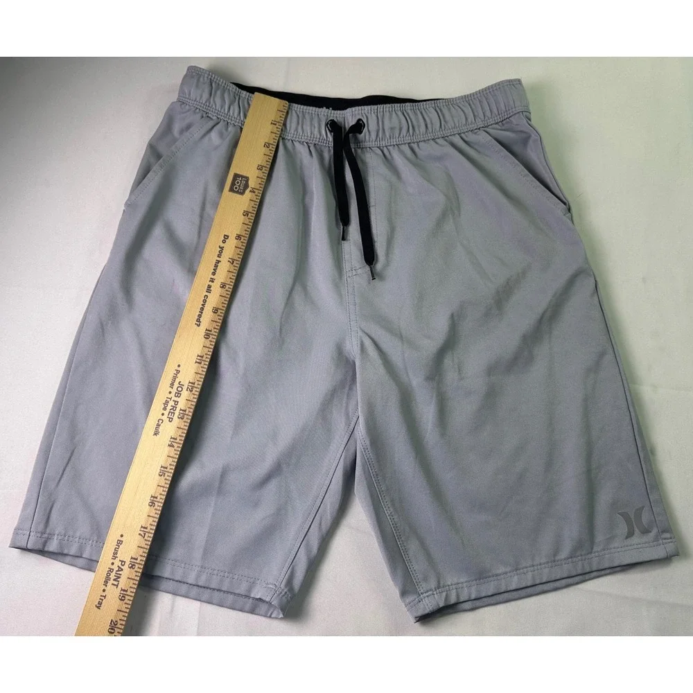 Hurley Boys Hybrid Shorts Size XL‎ 18/20 Gray Boardshorts Swim Trunks Walkshorts